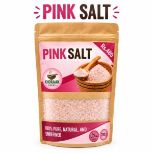 Khoraak Foods Pink Salt 700g – Pure Natural Himalayan Pink Salt