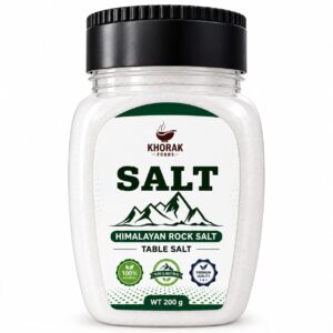 Khoraak Foods Himalayan Rock Salt – 200g | Pure Natural Pink Rock Salt for Cooking & Table Use
